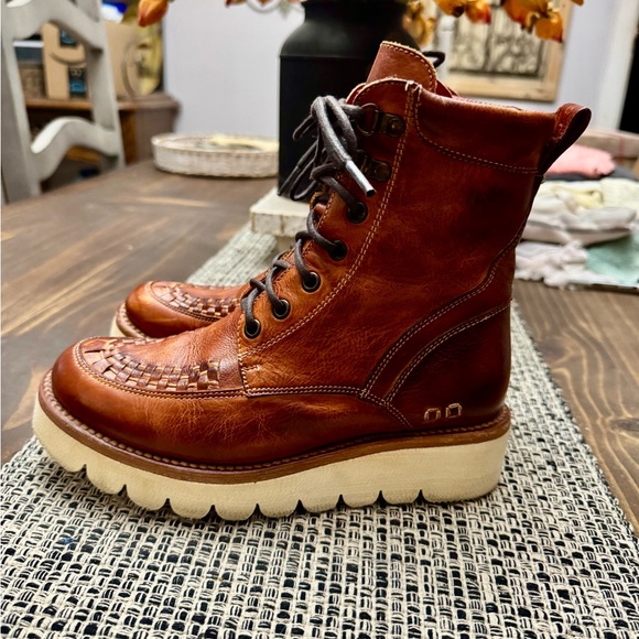 Bed Stu Elisha II Cognac Rustic boots size 6.5 - Picture 2 of 9